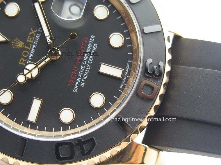 Strap Bezel Extra Strap) 116655 Black Rubber Edition (Free A2836 On 1:1 Noob Ceramic Best Black Yacht-Master 0323